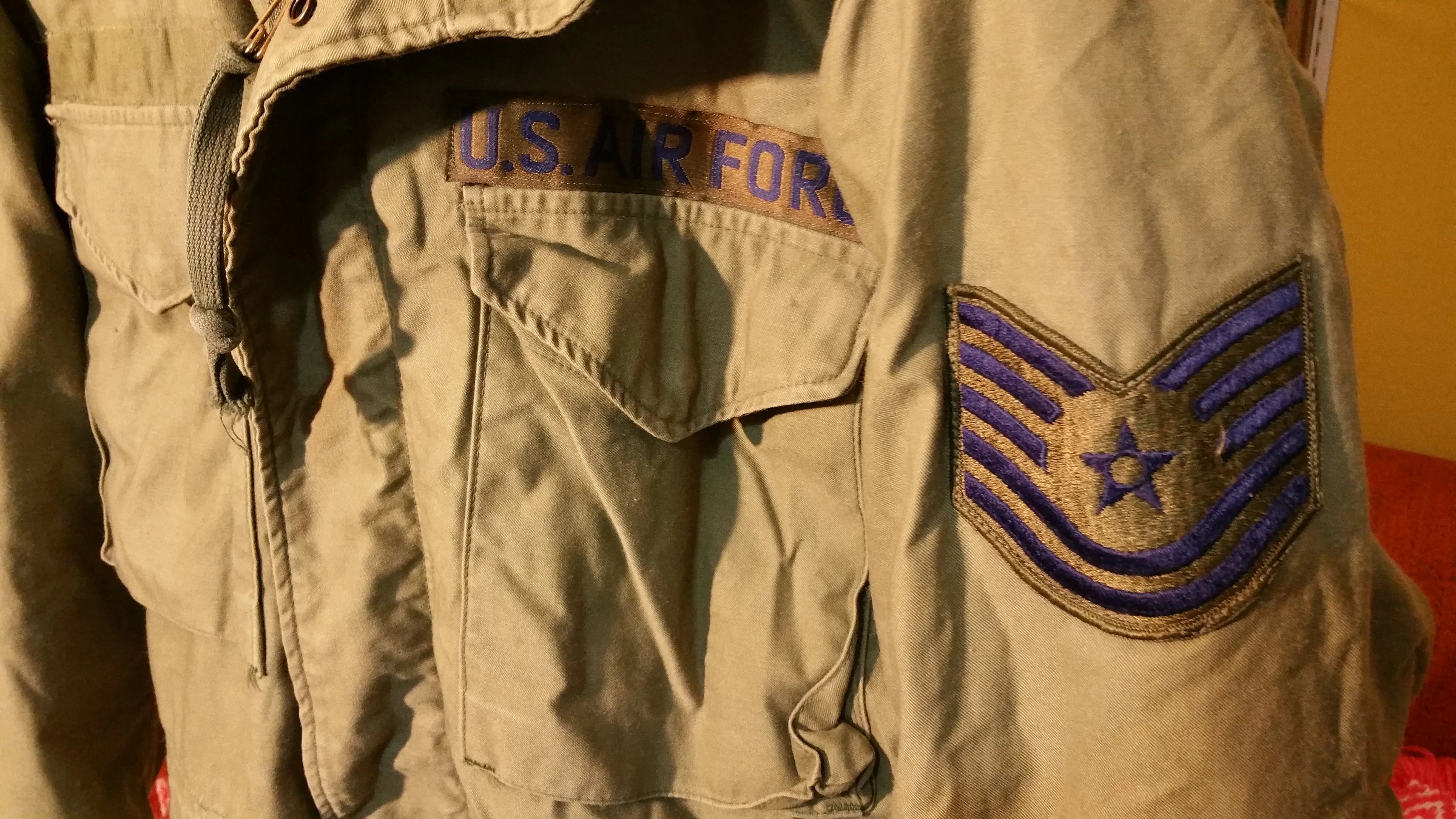 1976 Vintage M-65 Airforce Field Jacket w/ Liner (Taxi Driver, Robert DeNiro Coat) Made in USA