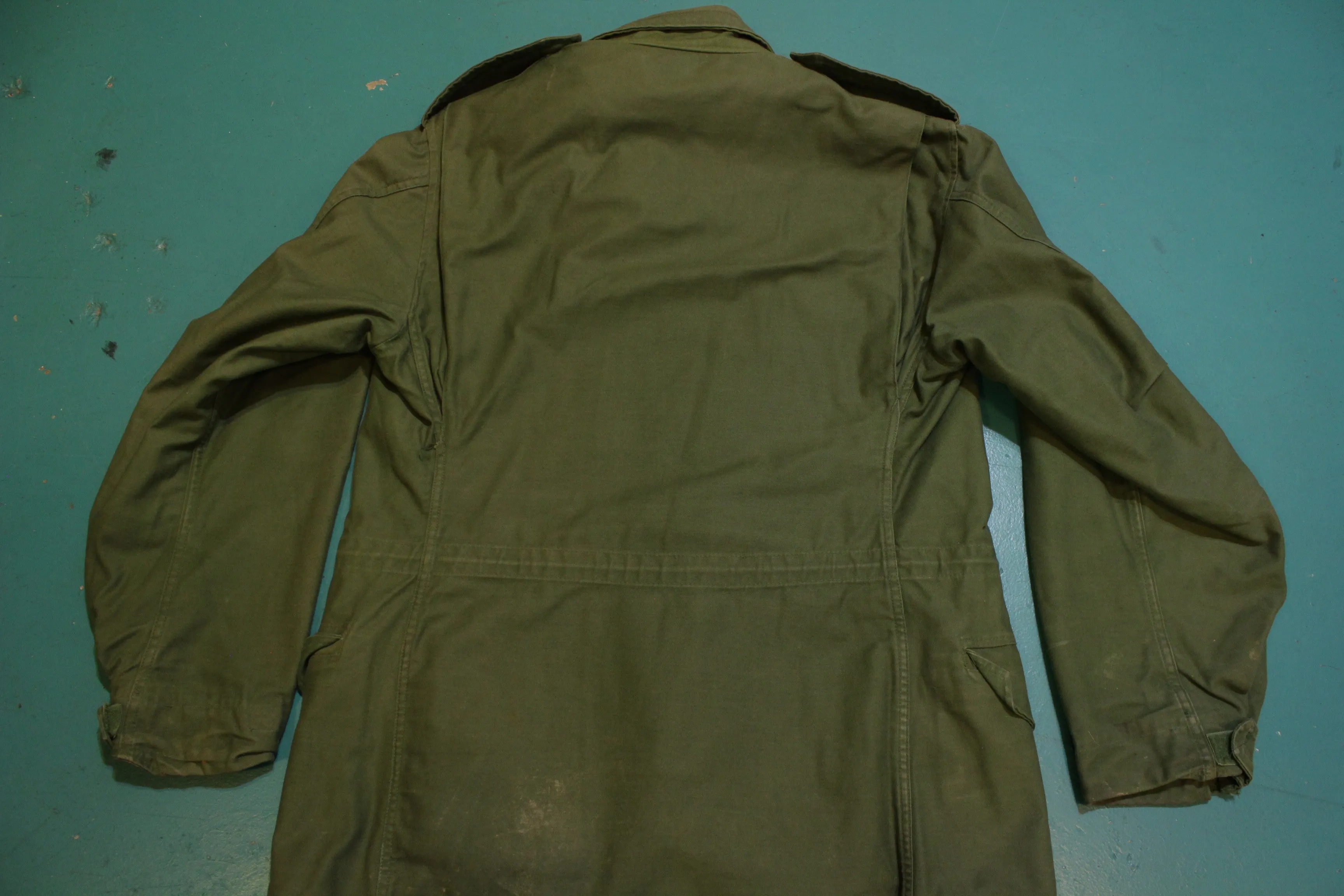 1981 Vintage M-65 Airforce Field Jacket w/ Liner OG-107 DLA-81-C-2335 Small