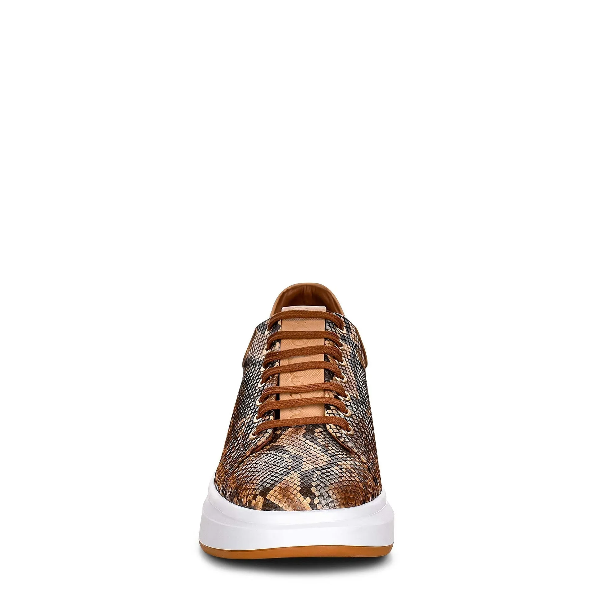 4P4PBVL - Cuadra tobacco casual fashion python sneakers for women