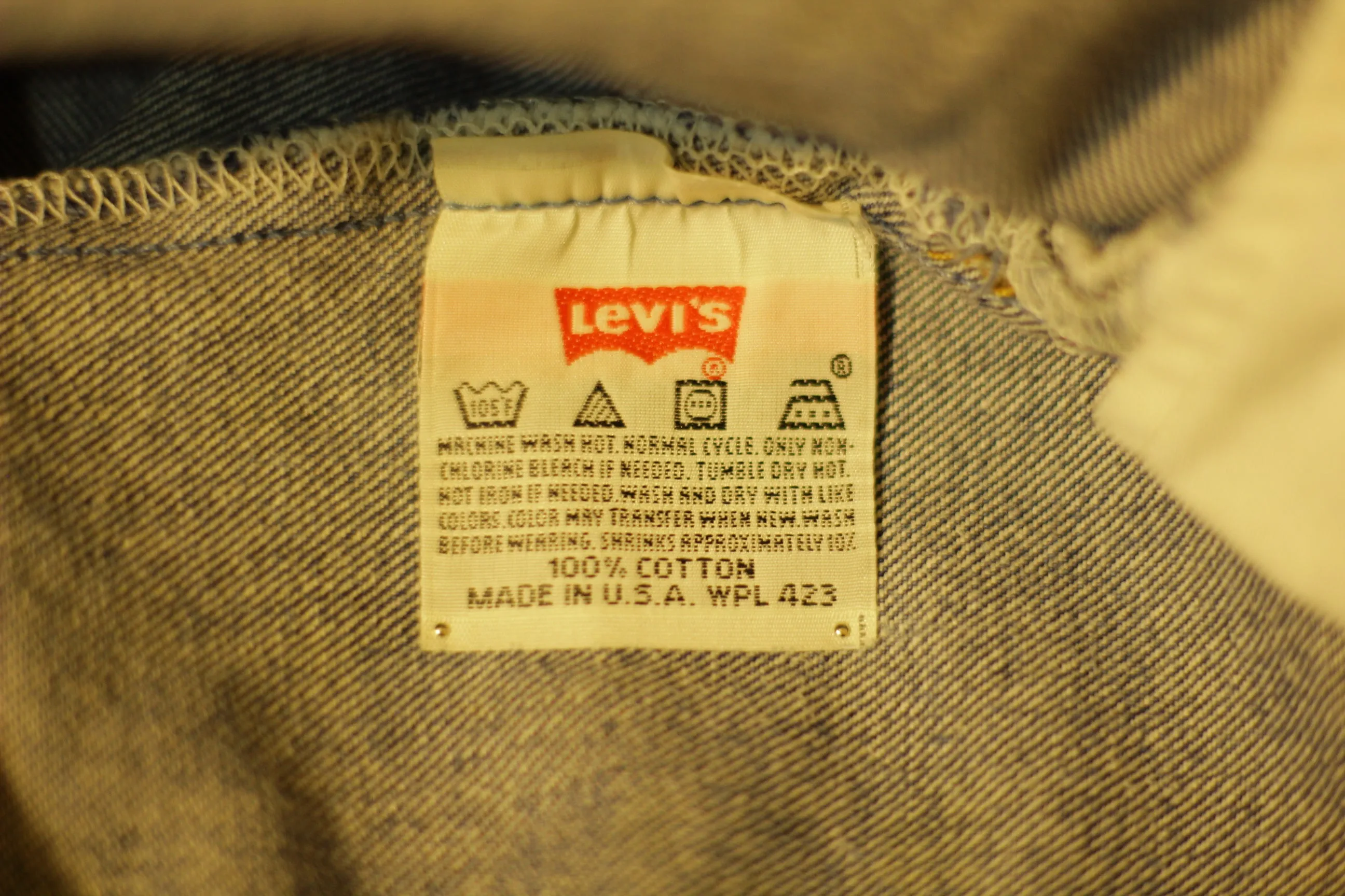 90s Levis 501 Button Fly Jeans. Vintage, Made in USA 501xx 34x27