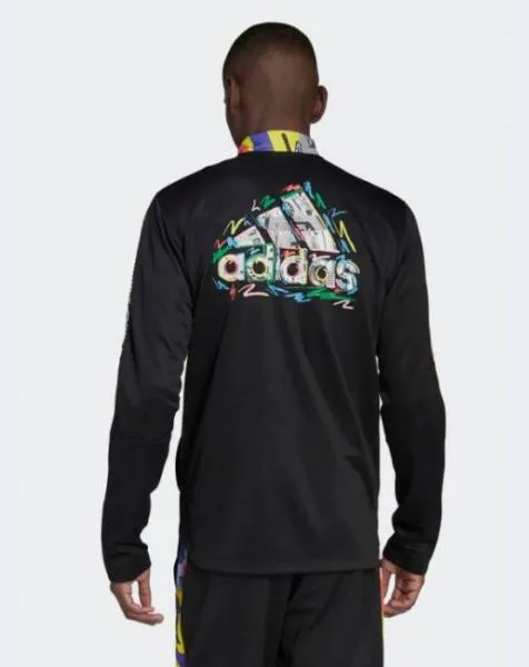 adidas - Men - Tiro Pride Jacket - Black/Multi-Color