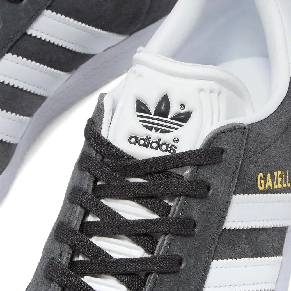 Adidas Men's Gazelle Charcoal/White