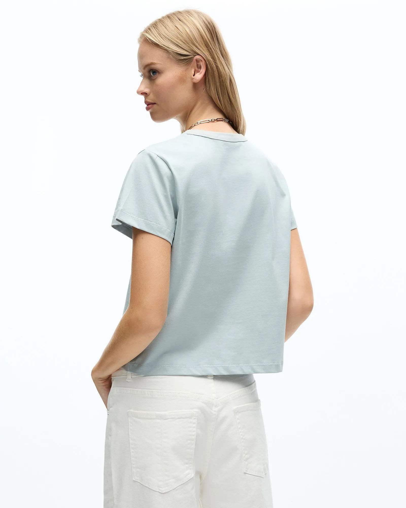 ALEXA T-SHIRT - ICE BLUE