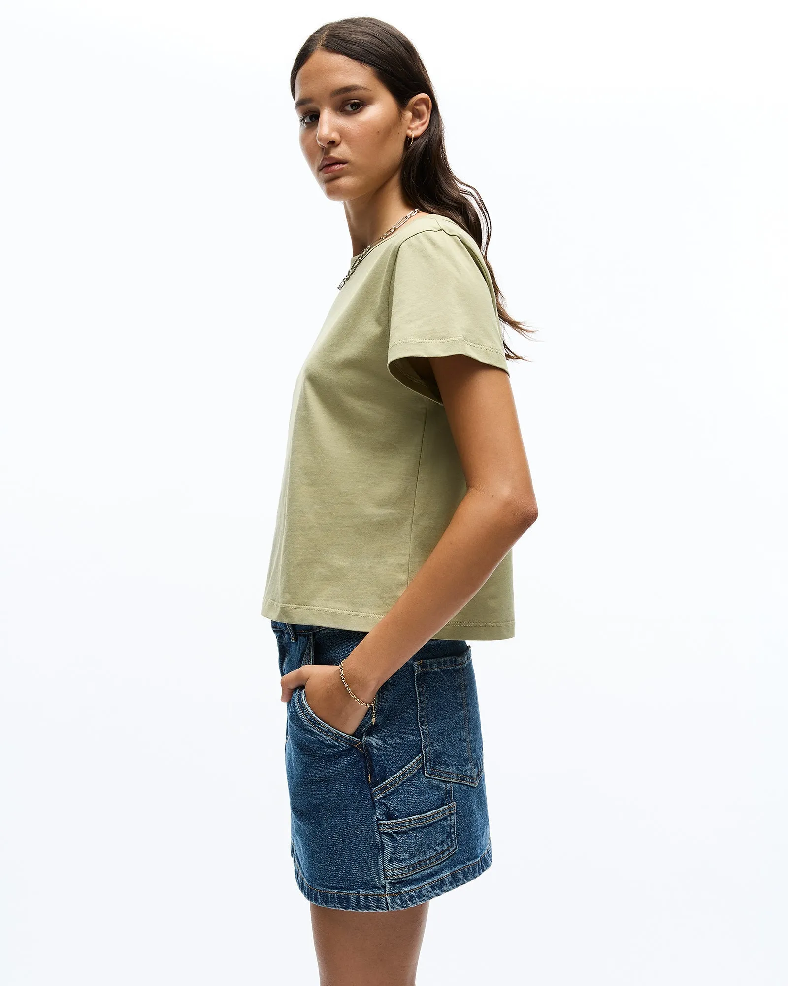 ALEXA T-SHIRT - LIGHT KHAKI