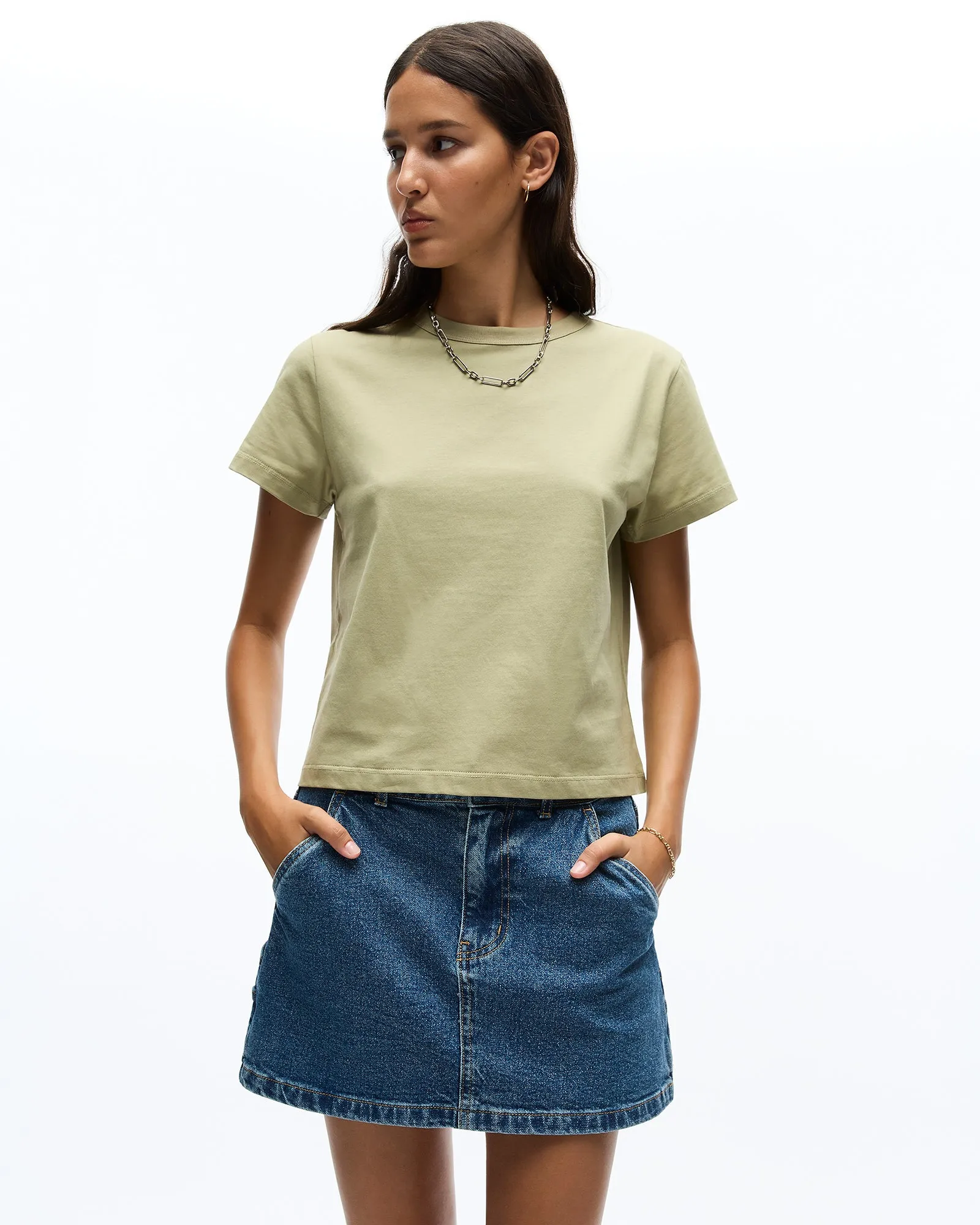 ALEXA T-SHIRT - LIGHT KHAKI