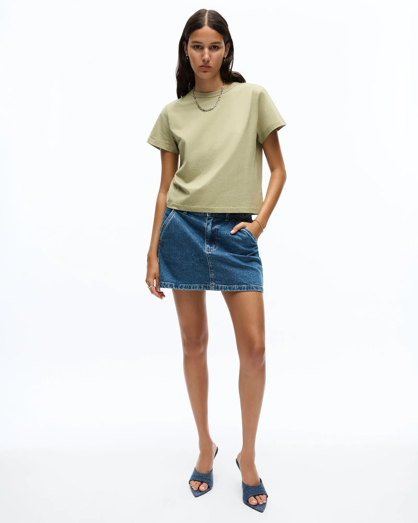 ALEXA T-SHIRT - LIGHT KHAKI