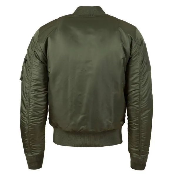 ALPHA INDUSTRIES - Men - MA-1 Flex Slim Jacket - Sage