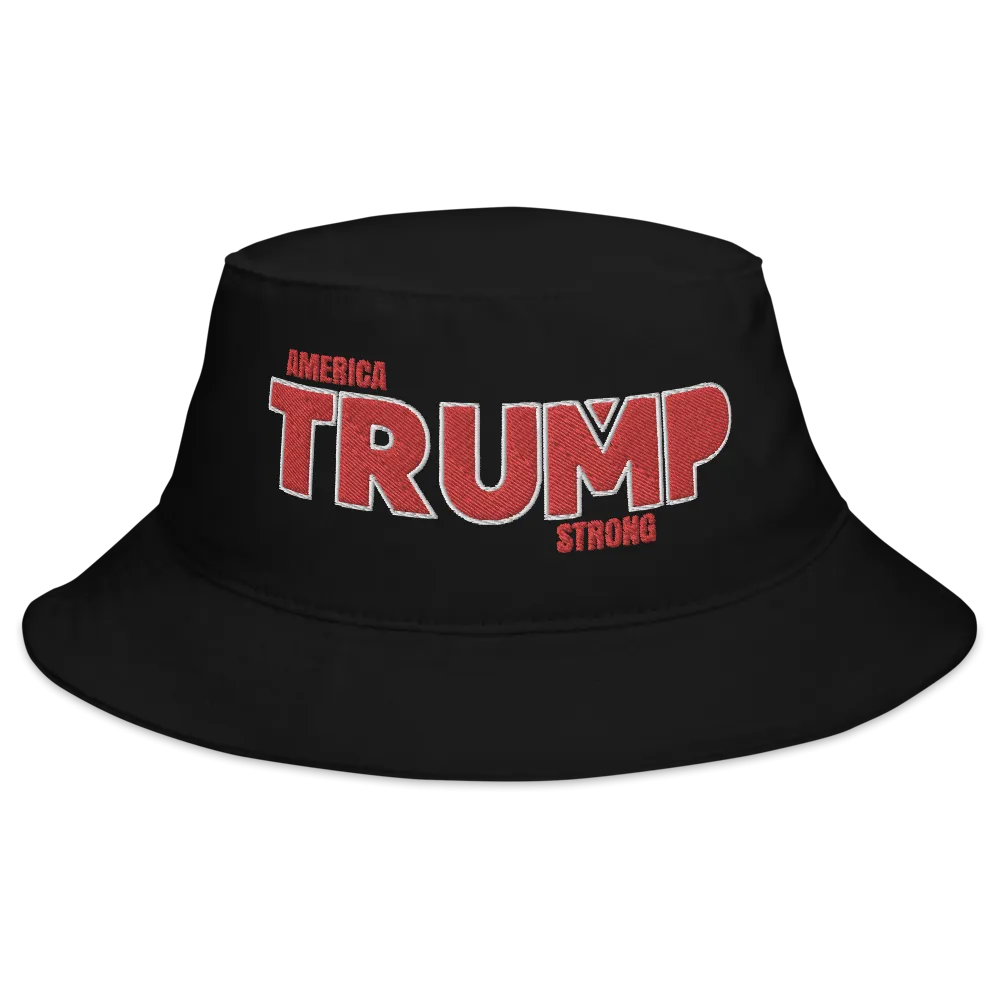 America Strong Trump Bucket Hat