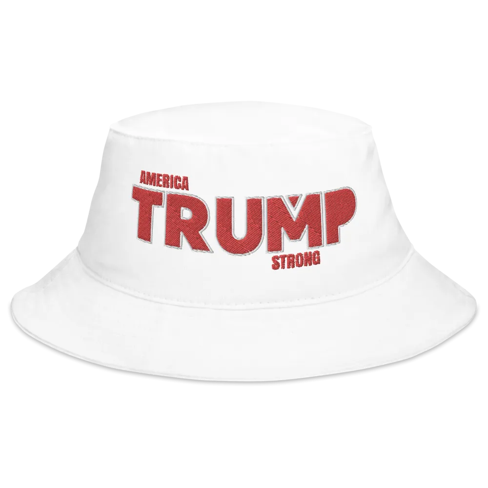 America Strong Trump Bucket Hat