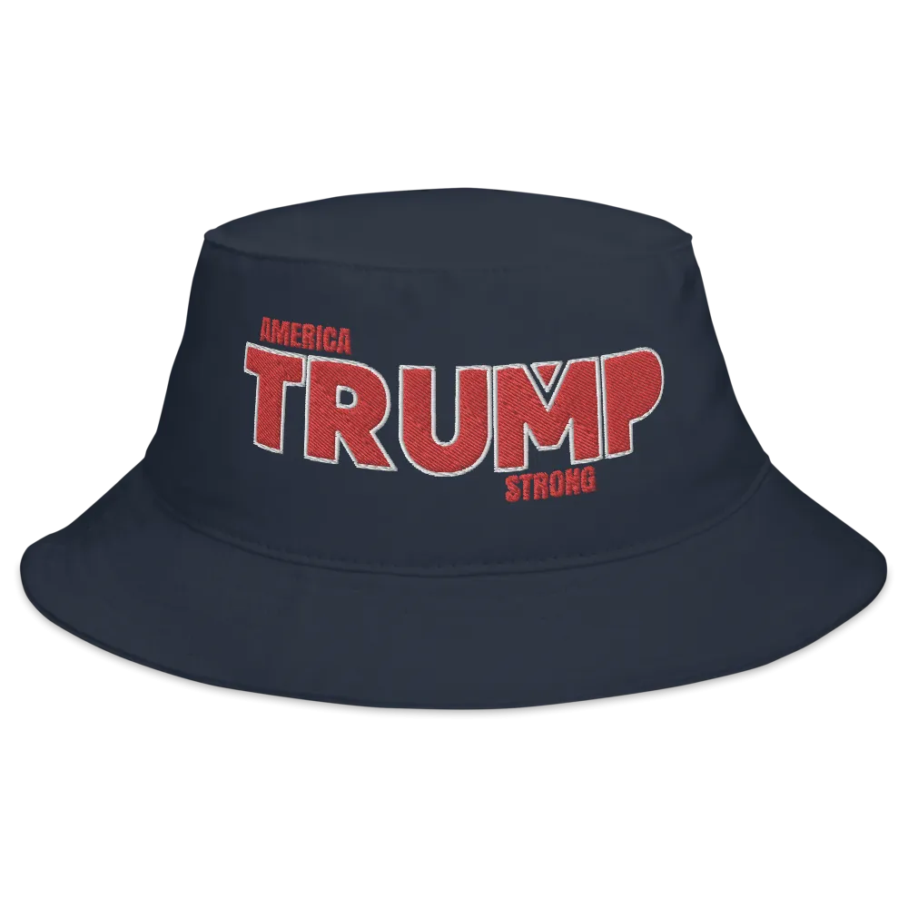 America Strong Trump Bucket Hat