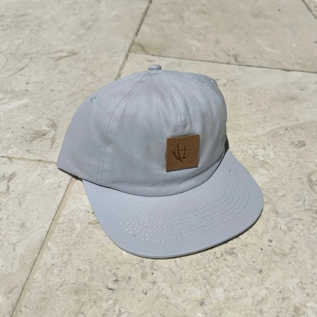 Anchor and Arrow Canvas Hat - Sky