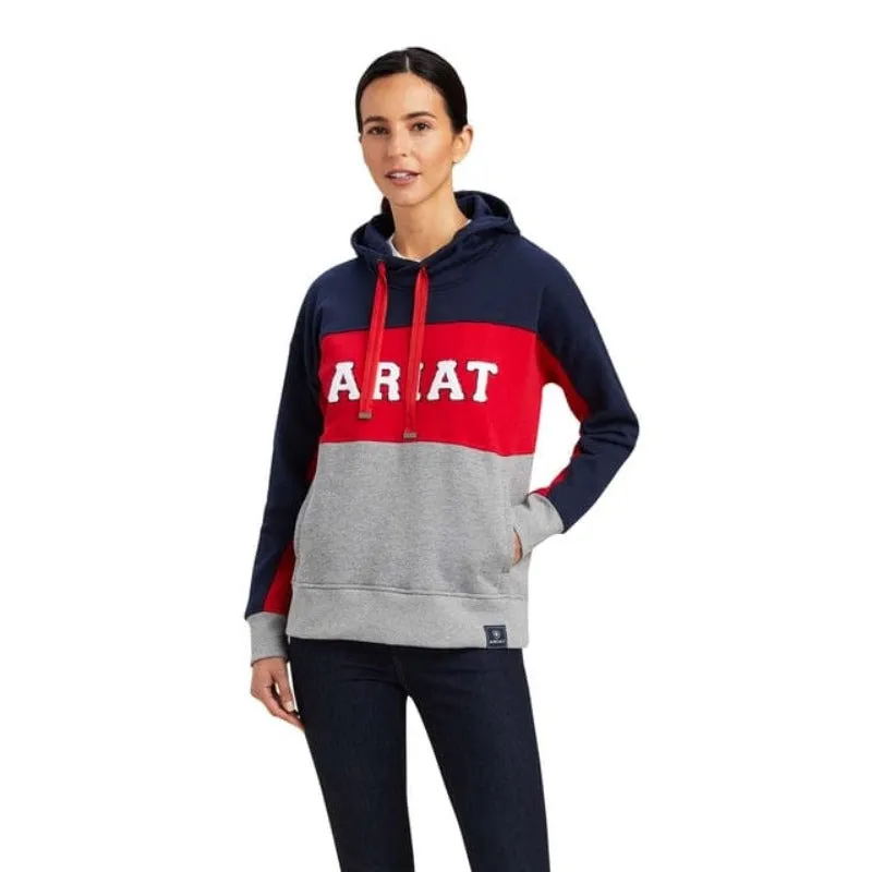 Ariat Hoodie Womens Rabere Team Navy