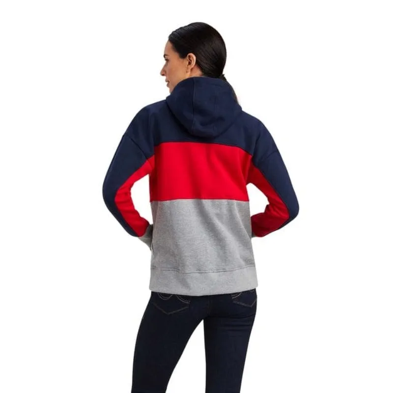 Ariat Hoodie Womens Rabere Team Navy