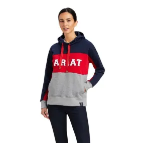 Ariat Hoodie Womens Rabere Team Navy