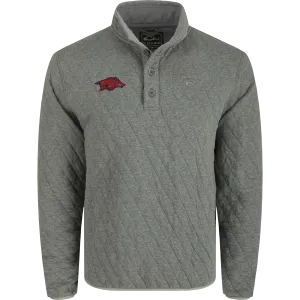 Arkansas Delta Quilted 1/4 Snap Sweatshirt