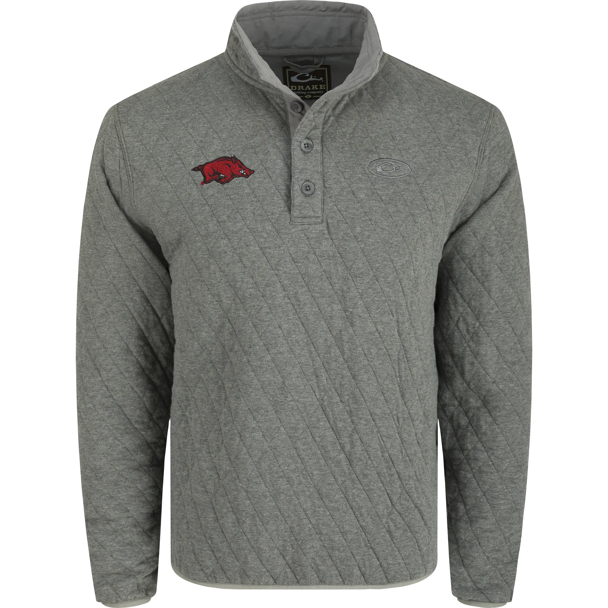 Arkansas Delta Quilted 1/4 Snap Sweatshirt