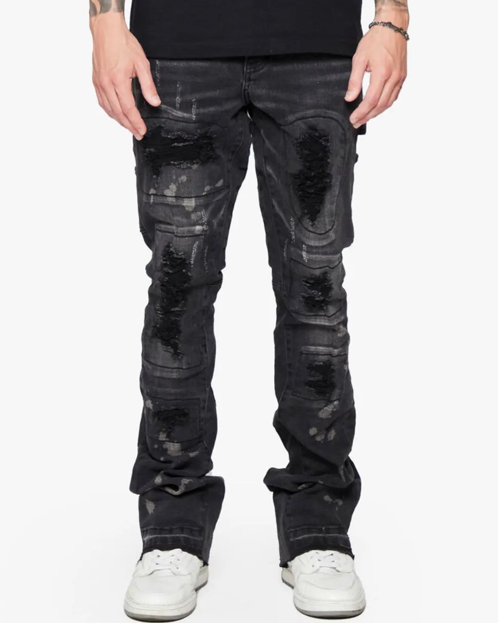 Ashes Stacked Denim Jeans