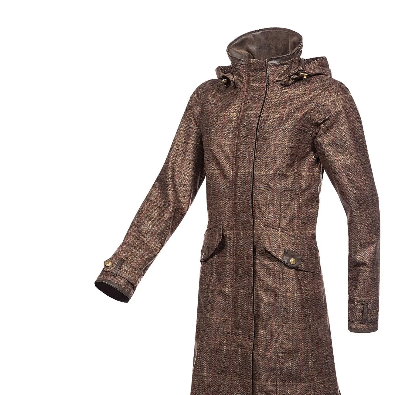 Baleno Twyford Ladies Printed Tweed Coat