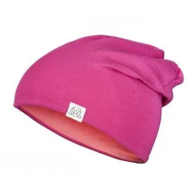 Bamboo Reversible Beanie - Fushia - Coral