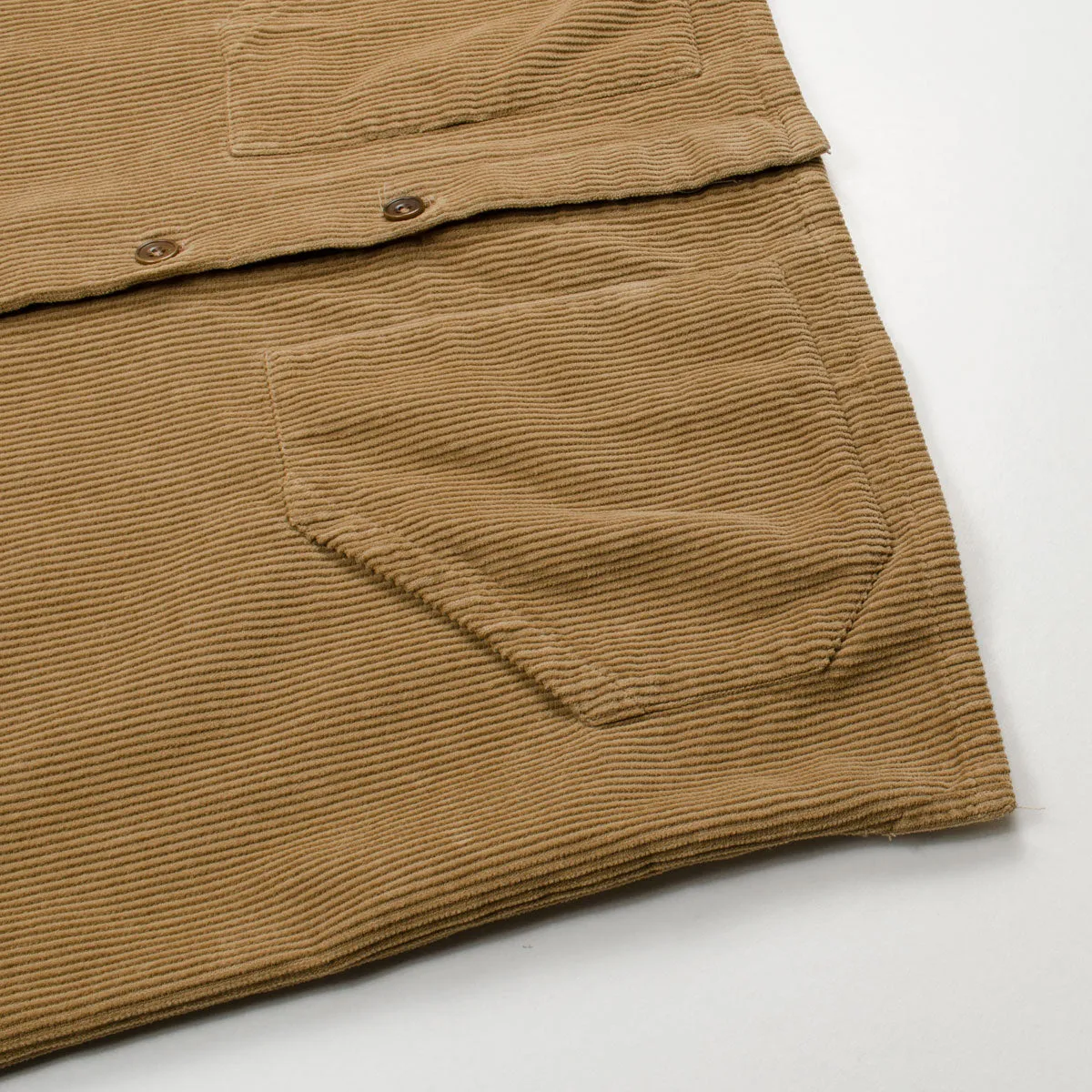 BD Baggies - Blouse Shirt - Corduroy Beige