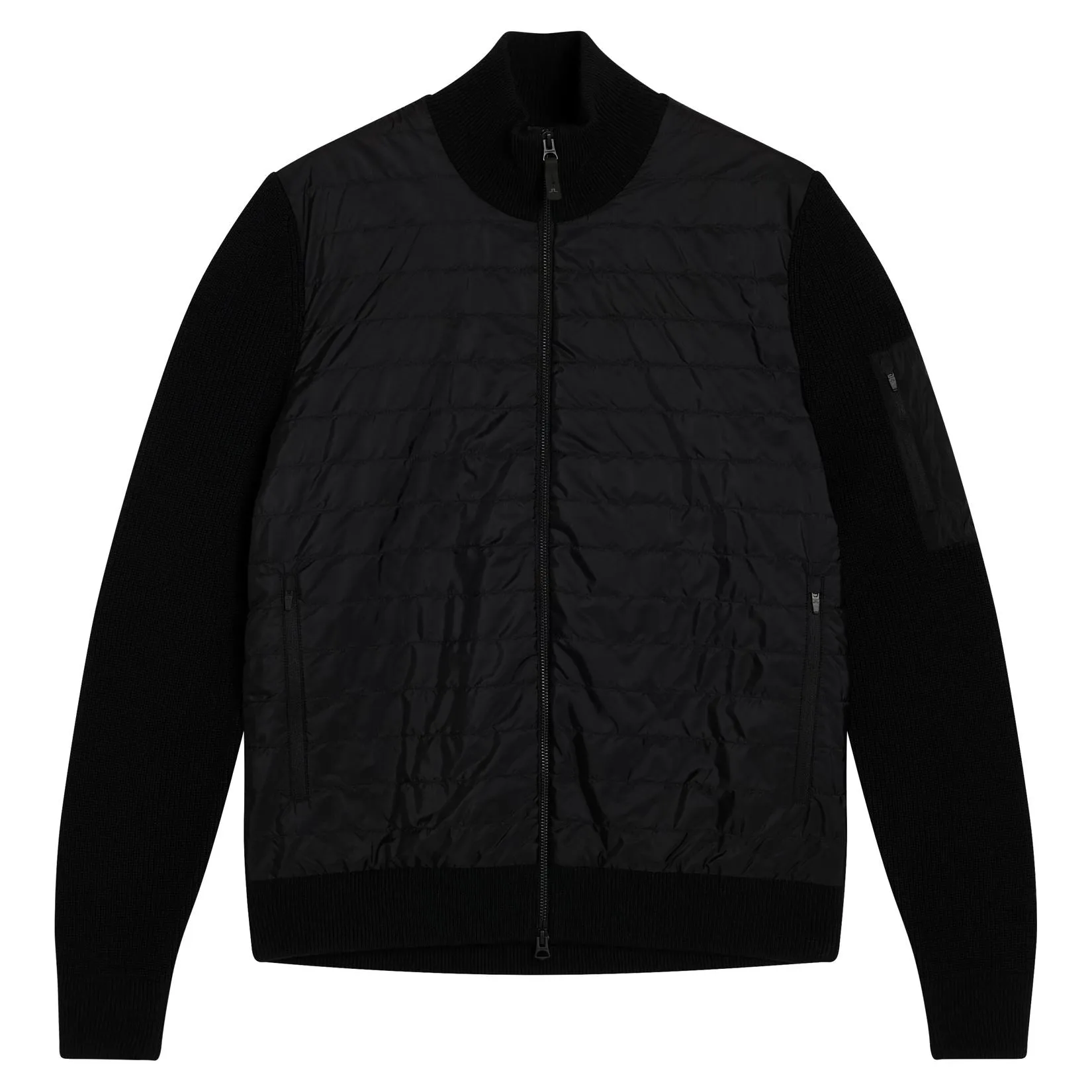 Beck Knitted Hybrid Jacket Black - AW23