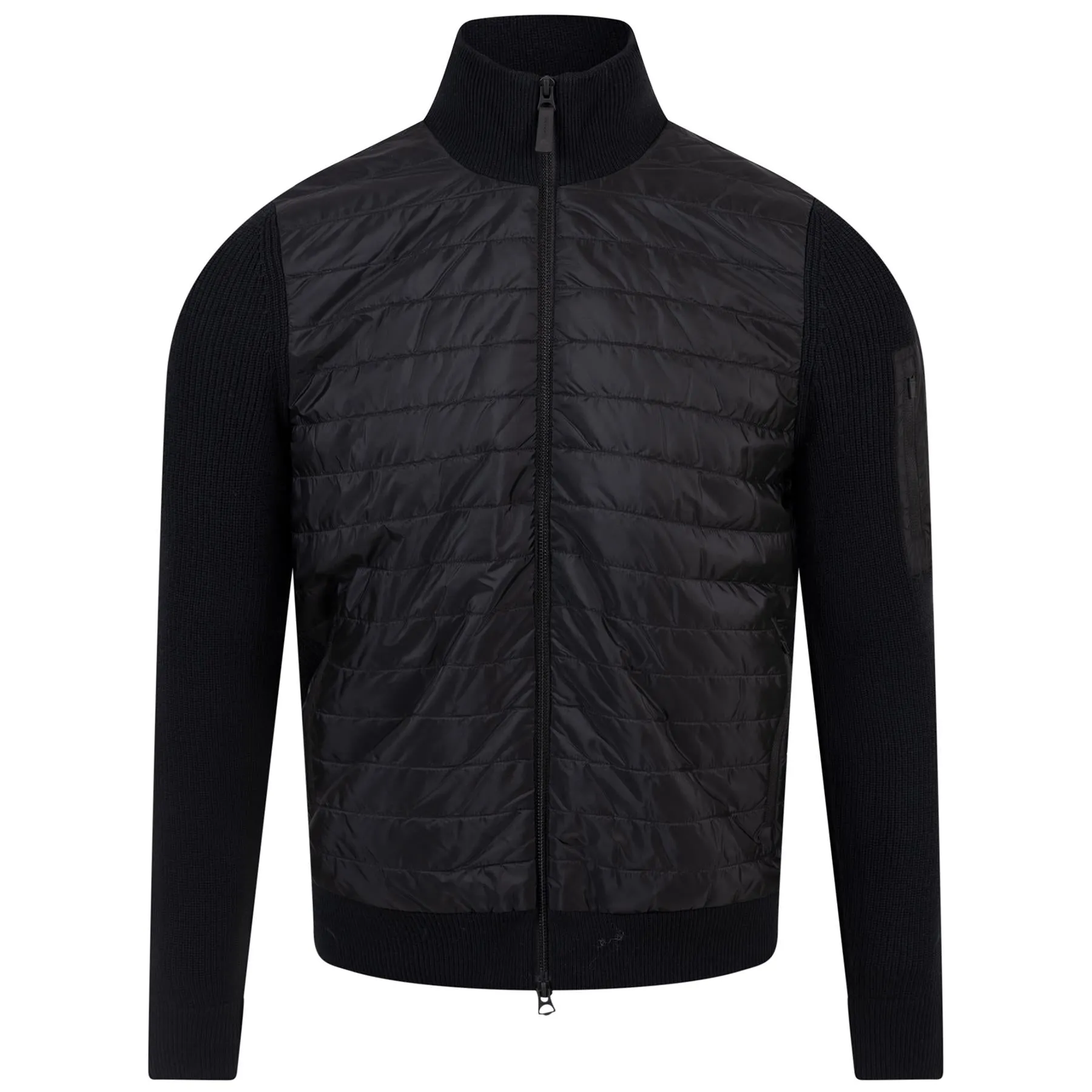 Beck Knitted Hybrid Jacket Black - AW23