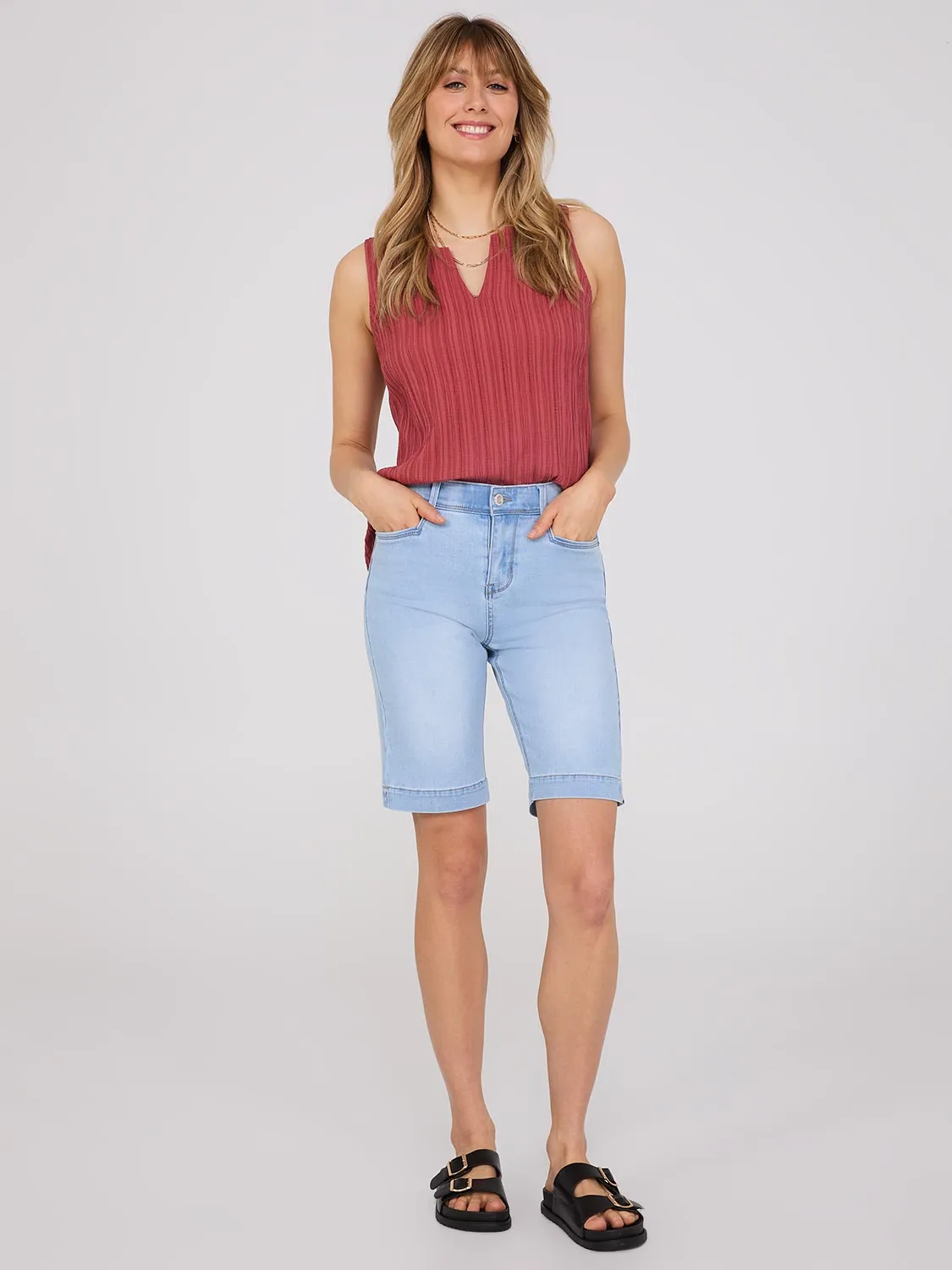 Bermuda Denim Shorts