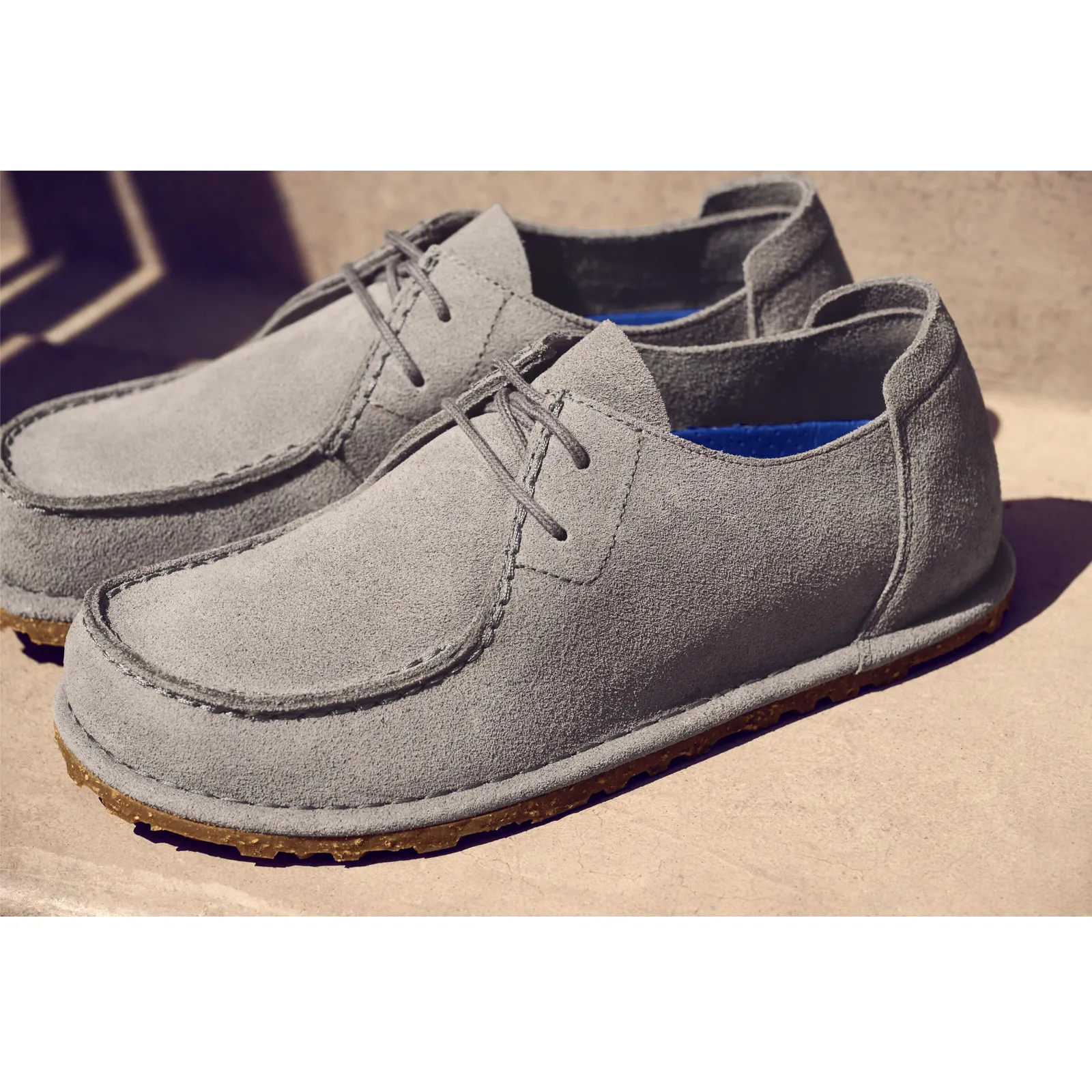 Birkenstock Utti Lace (Men) - Whale Gray Suede