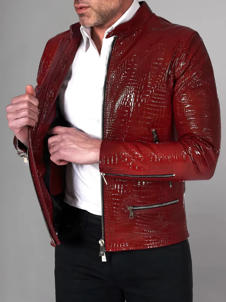 Black Motorcycle Brando Mens Leather Jacket