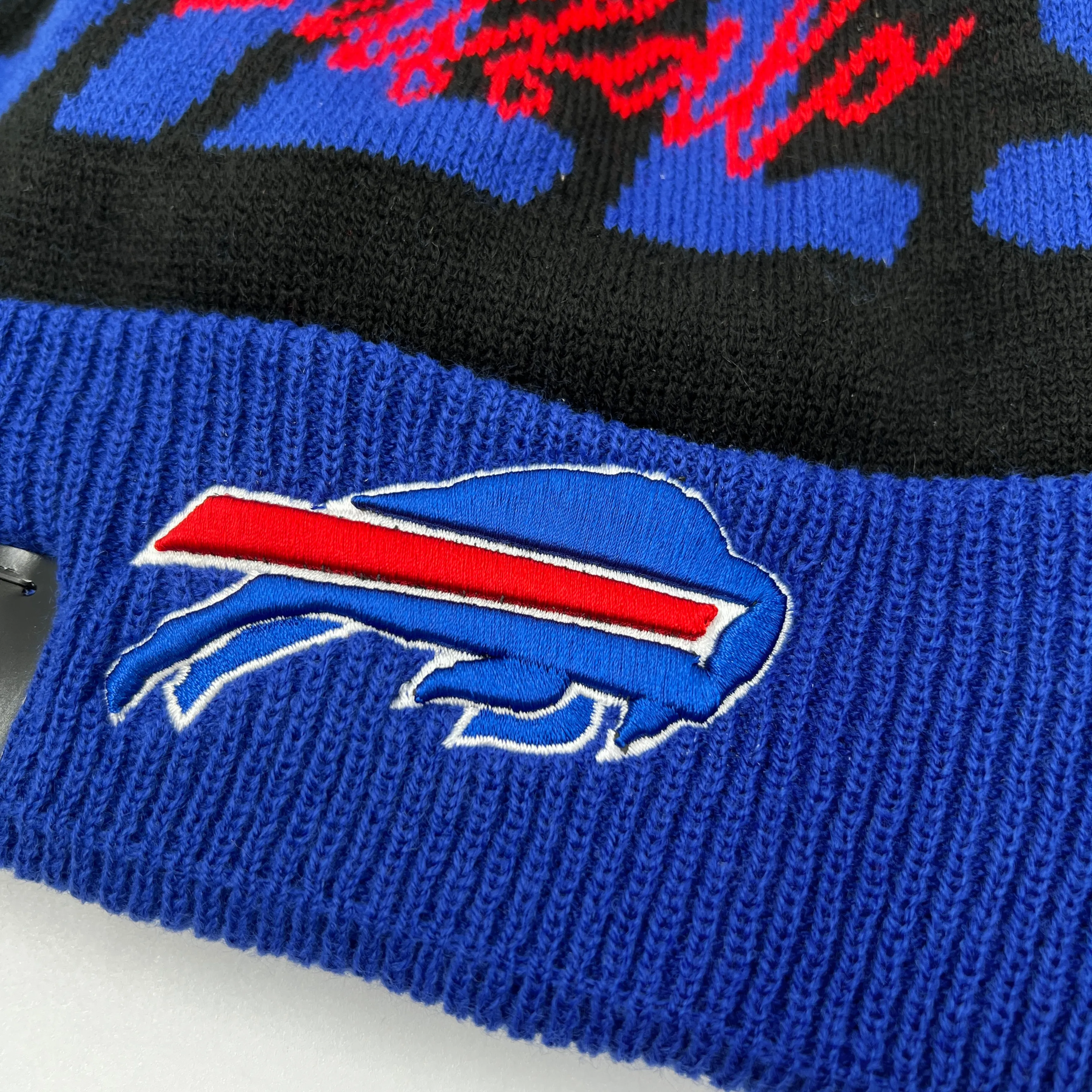 Buffalo Bills Charging Buffalo NFL 2022 Official Draft Beanie