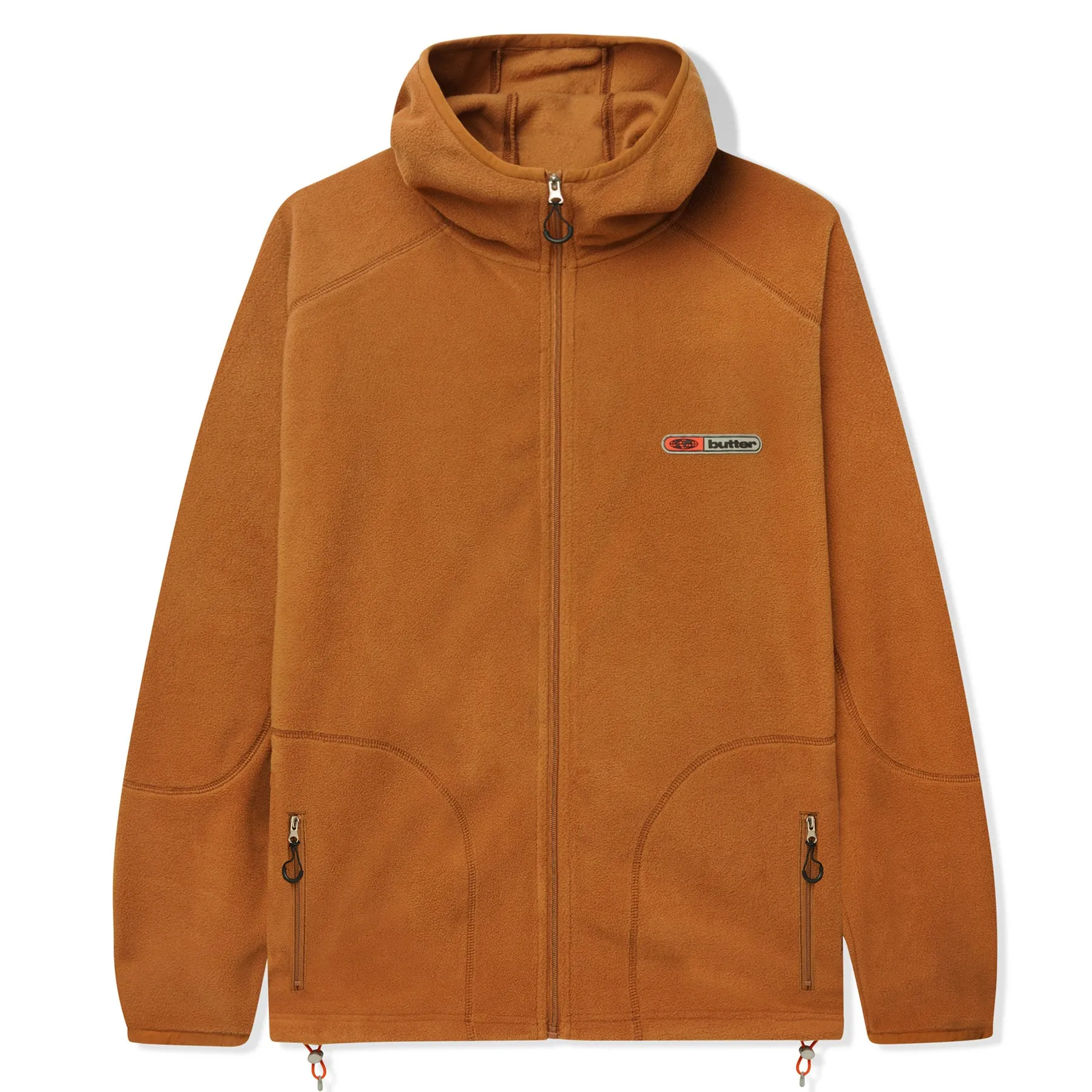 Butter Goods Trail Polar Fleece Jacket Brown