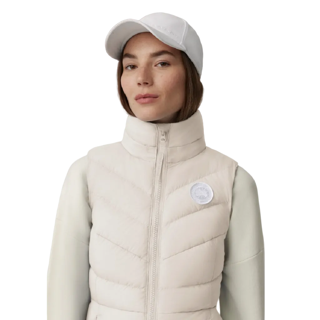 Canada Goose Women's Clair Vest- White Disc