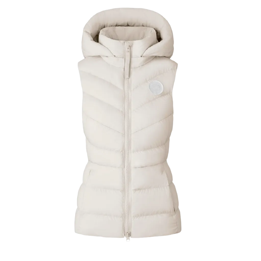 Canada Goose Women's Clair Vest- White Disc