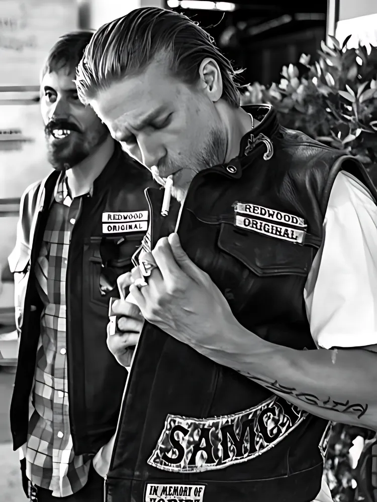 Charlie Hunnam SOA Sons of Anarchy Leather Jacket