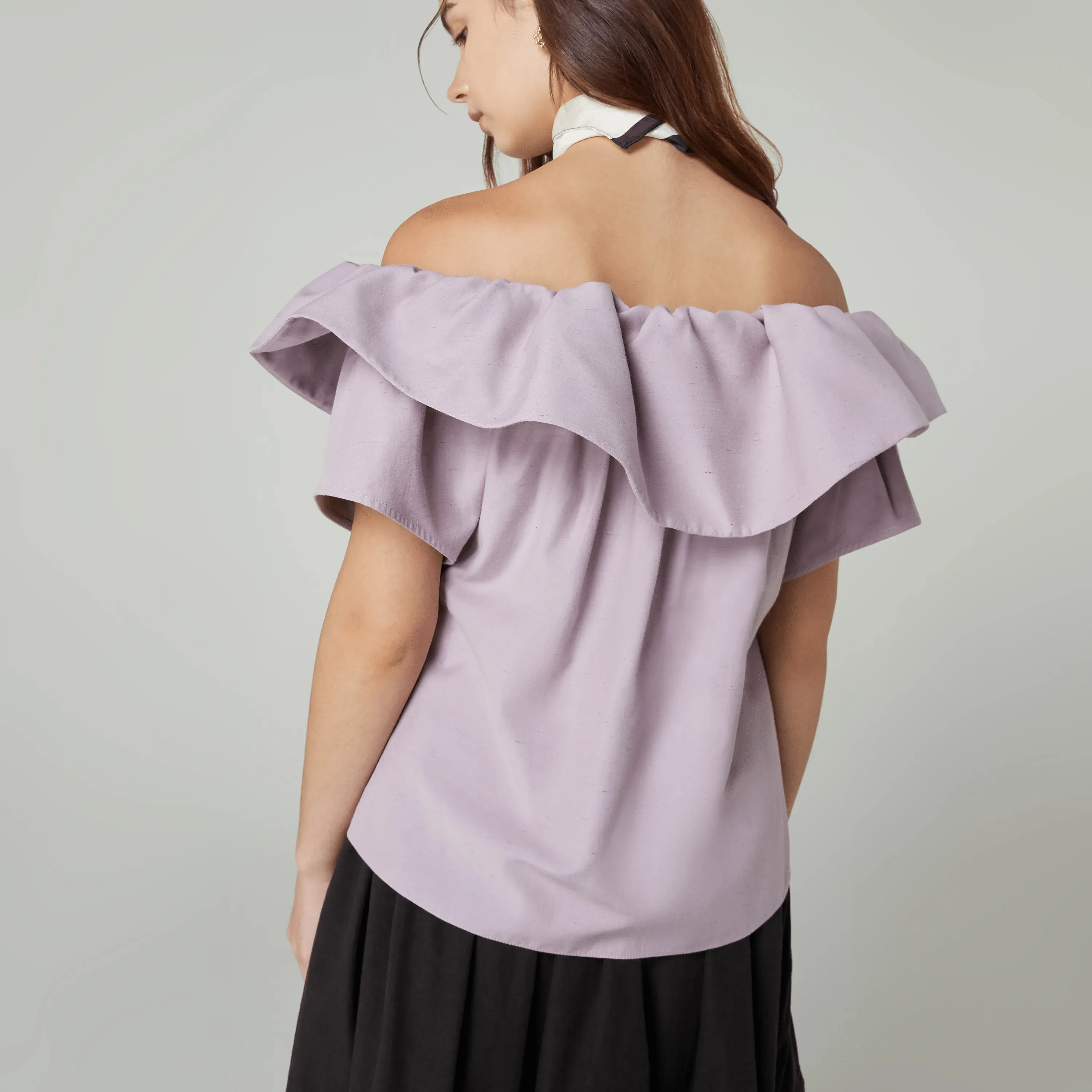 Cold Shoulder Short Sleeve-TAKTAI