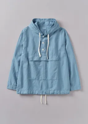 Cotton Linen Hooded Smock | Lake