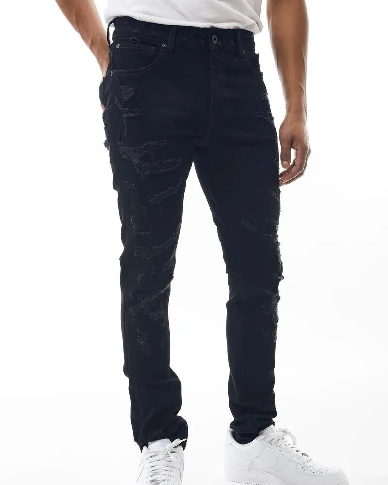 Distressed Skinny Denim Jean