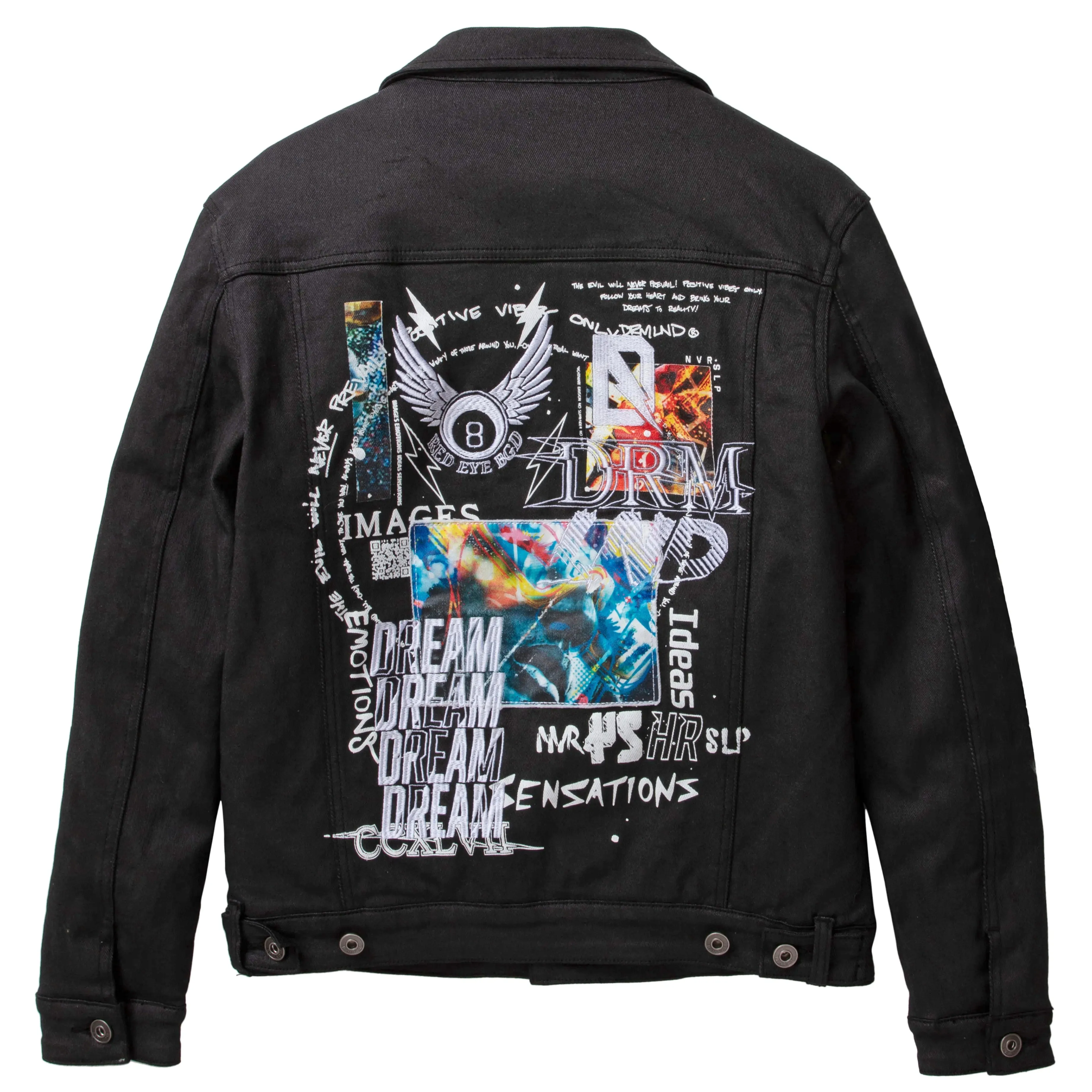 DREAMLAND DENIM JACKET BLACK D2211O0752