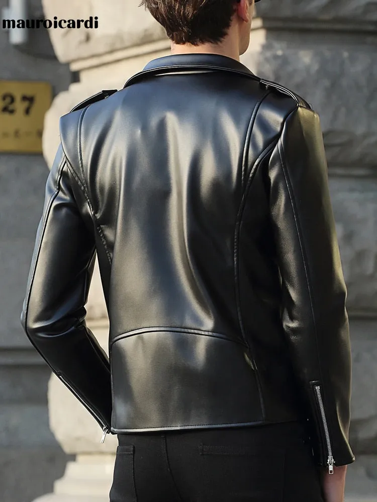 Dutch Faux Leather Biker Jacket