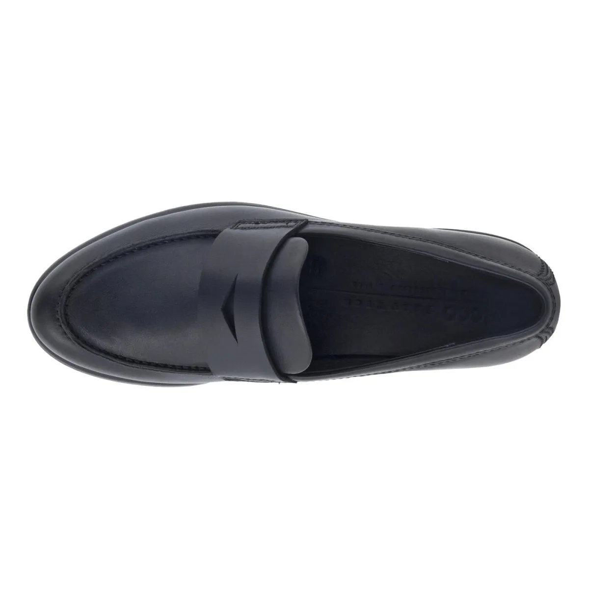 ECCO Women's Modtray Black Penny Loafer