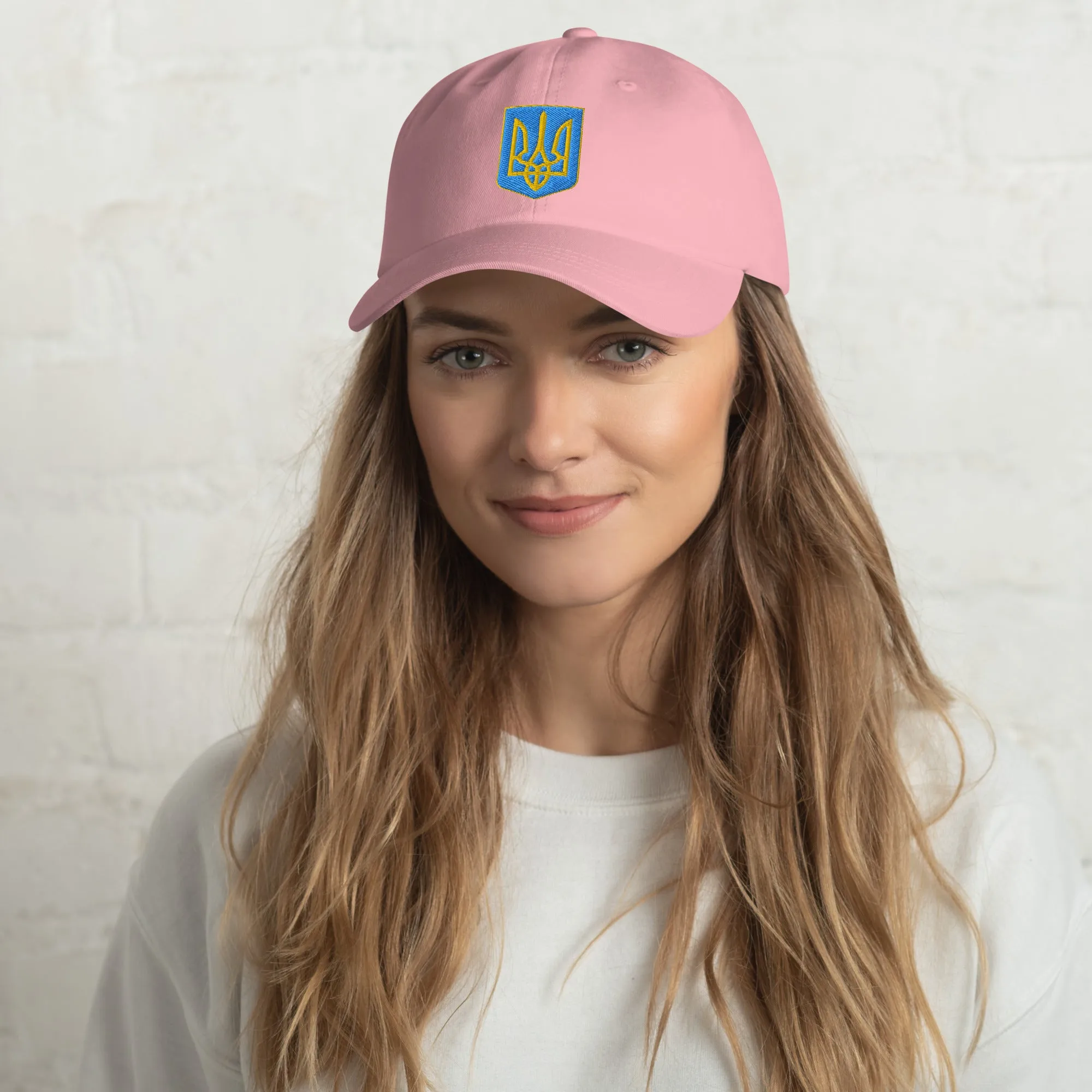 Embroidered Ukraine Flag Dad Hat