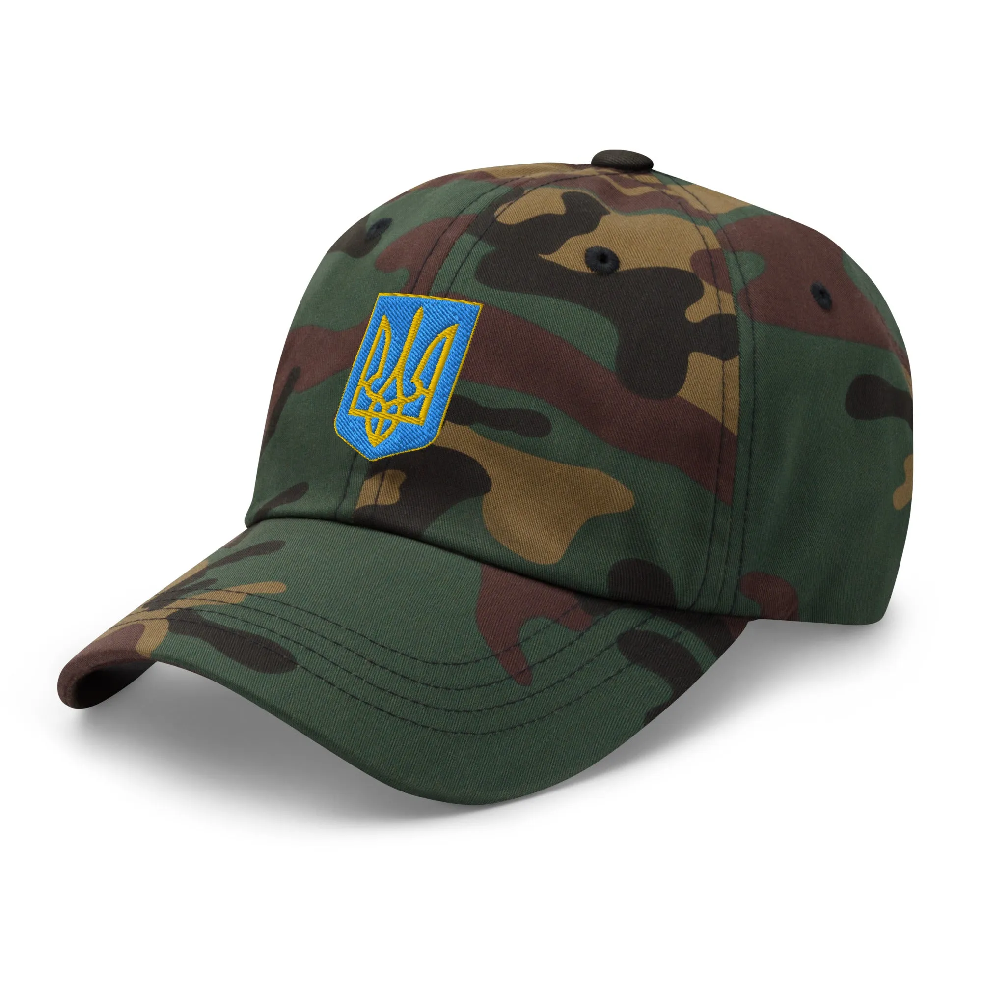 Embroidered Ukraine Flag Dad Hat