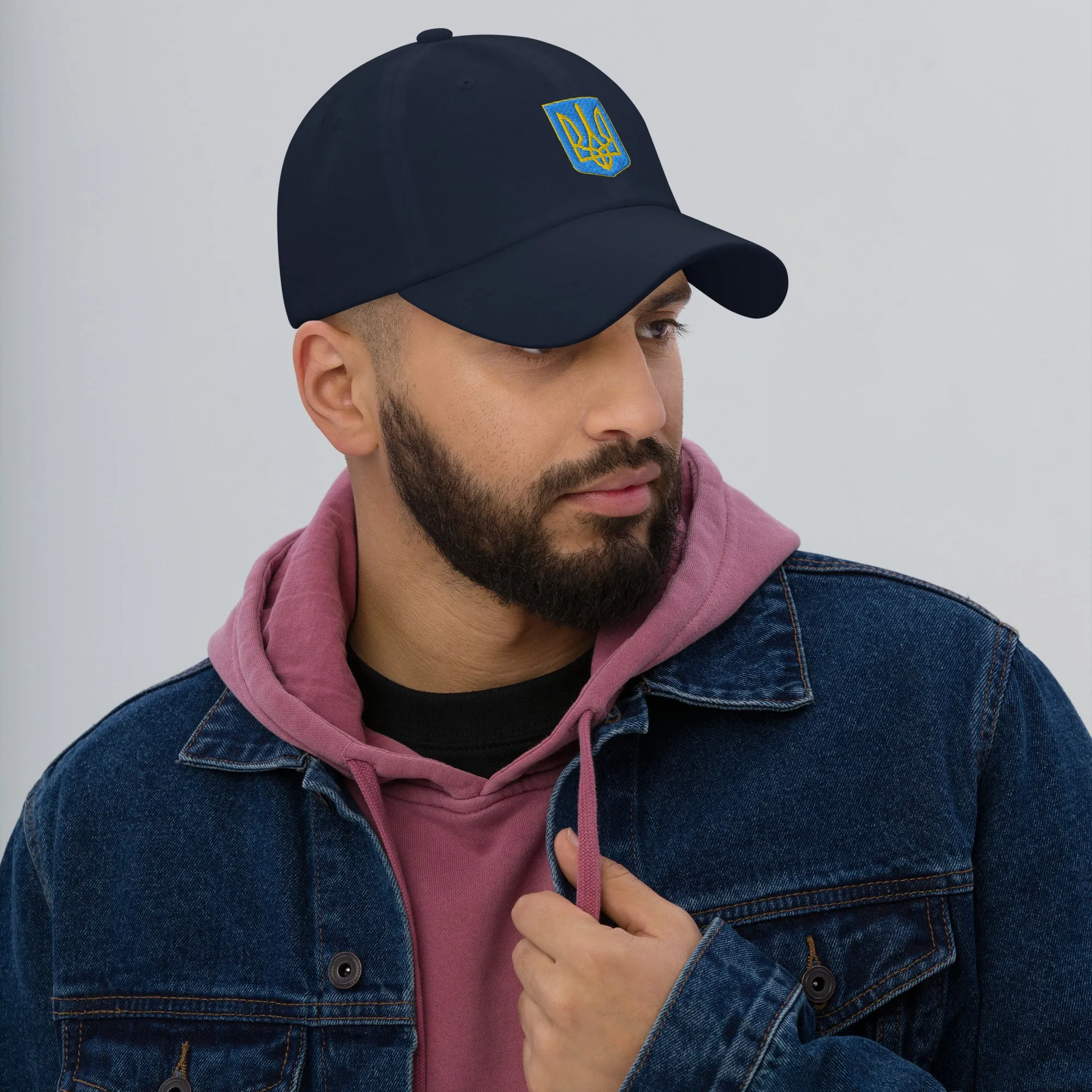 Embroidered Ukraine Flag Dad Hat