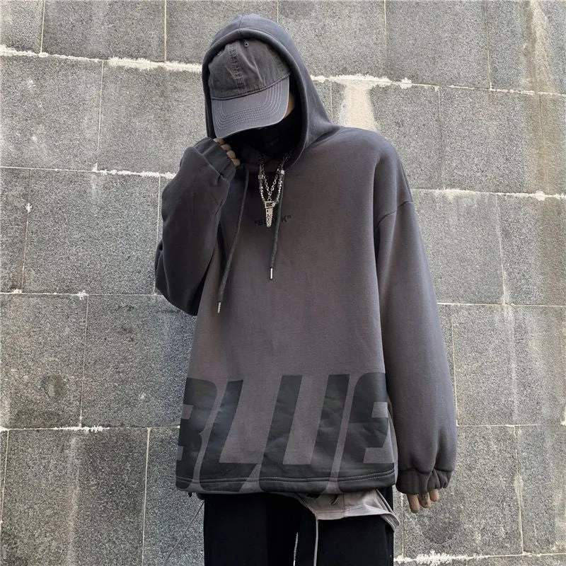 Foesce -Autumn Winter New Sweatshirt Men's Trend Original Letter Printing Long-sleeved Hoodie Student Loose Hip-hop Jacket Unisex