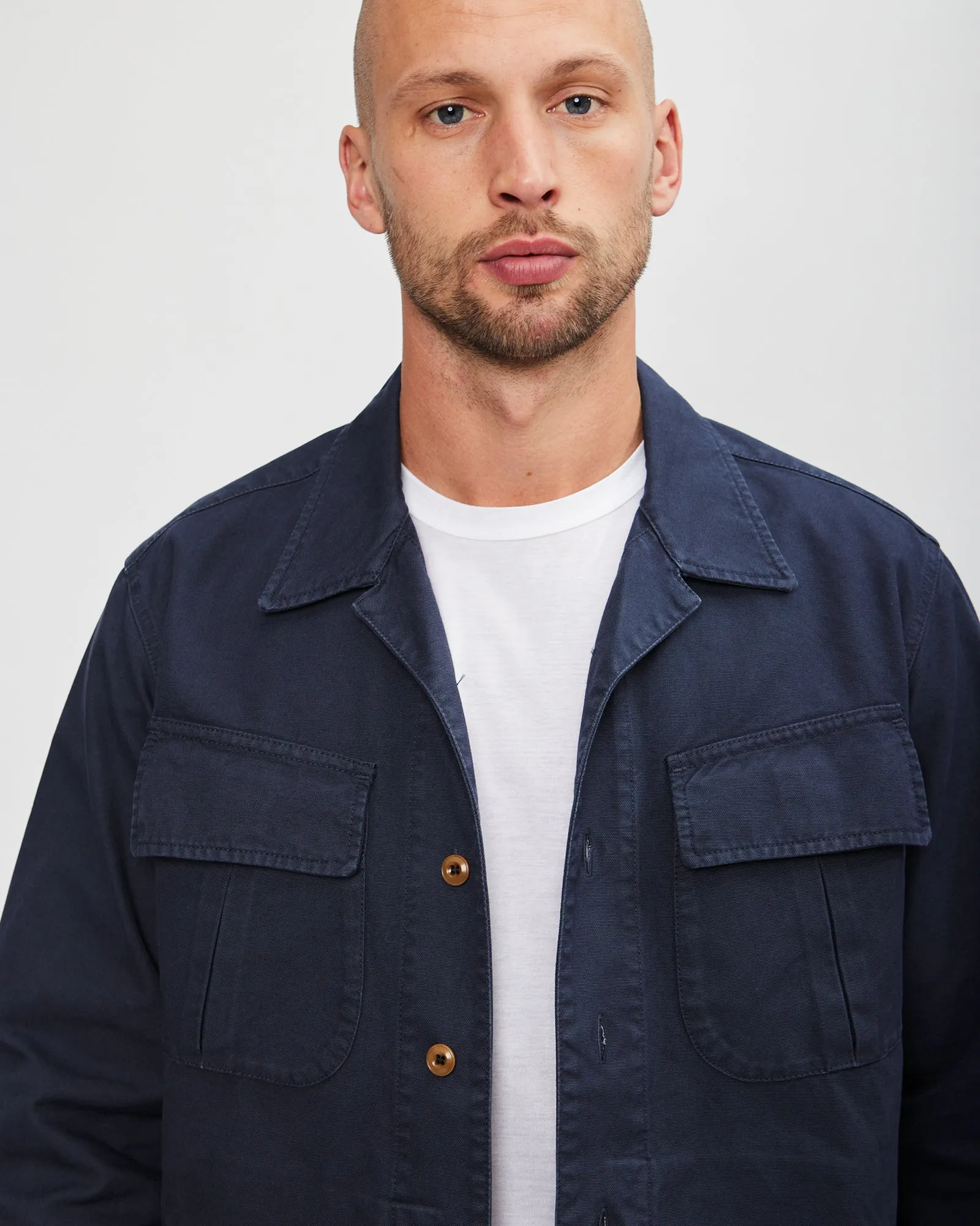 Fortela Mekong Navy Overshirt