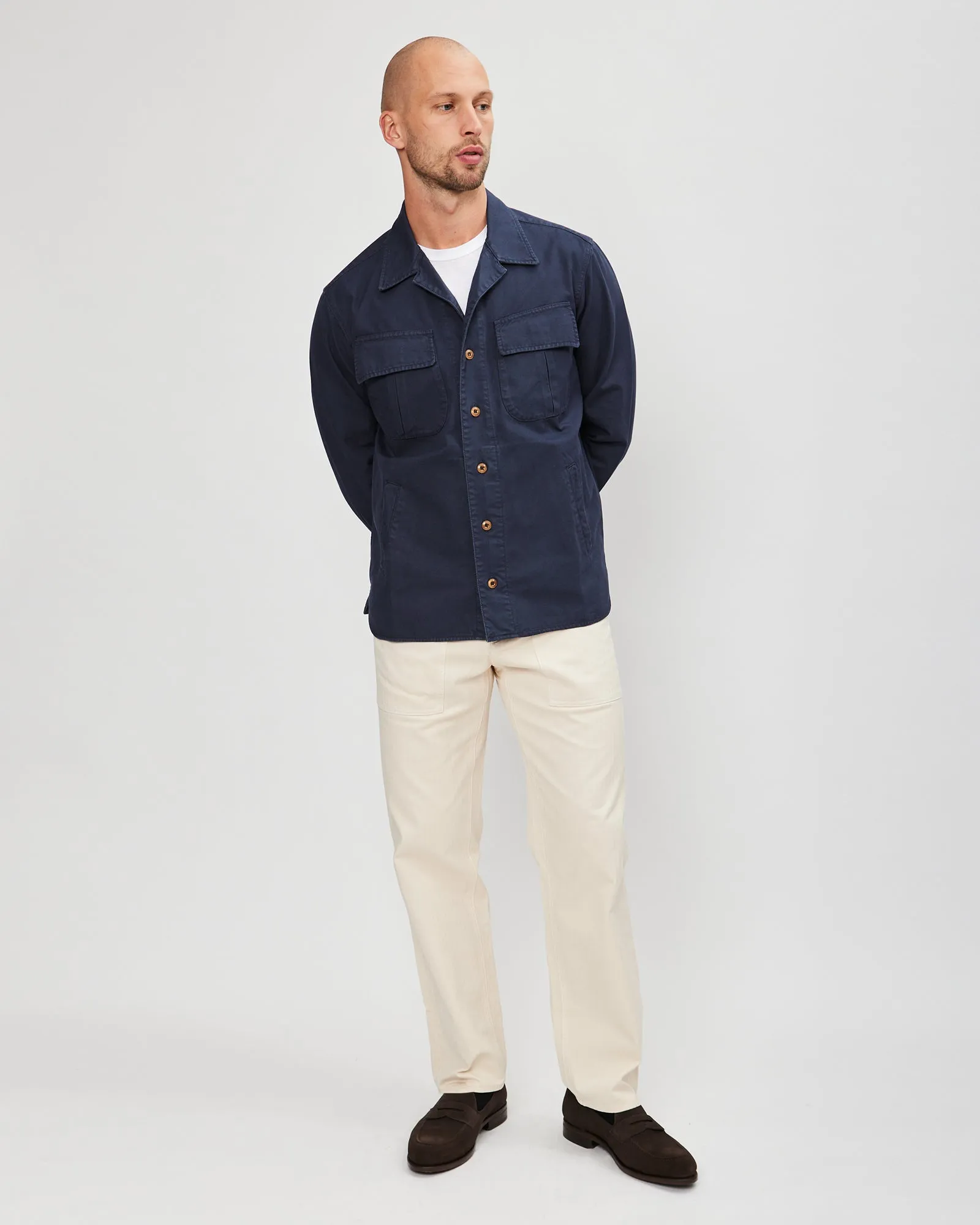 Fortela Mekong Navy Overshirt