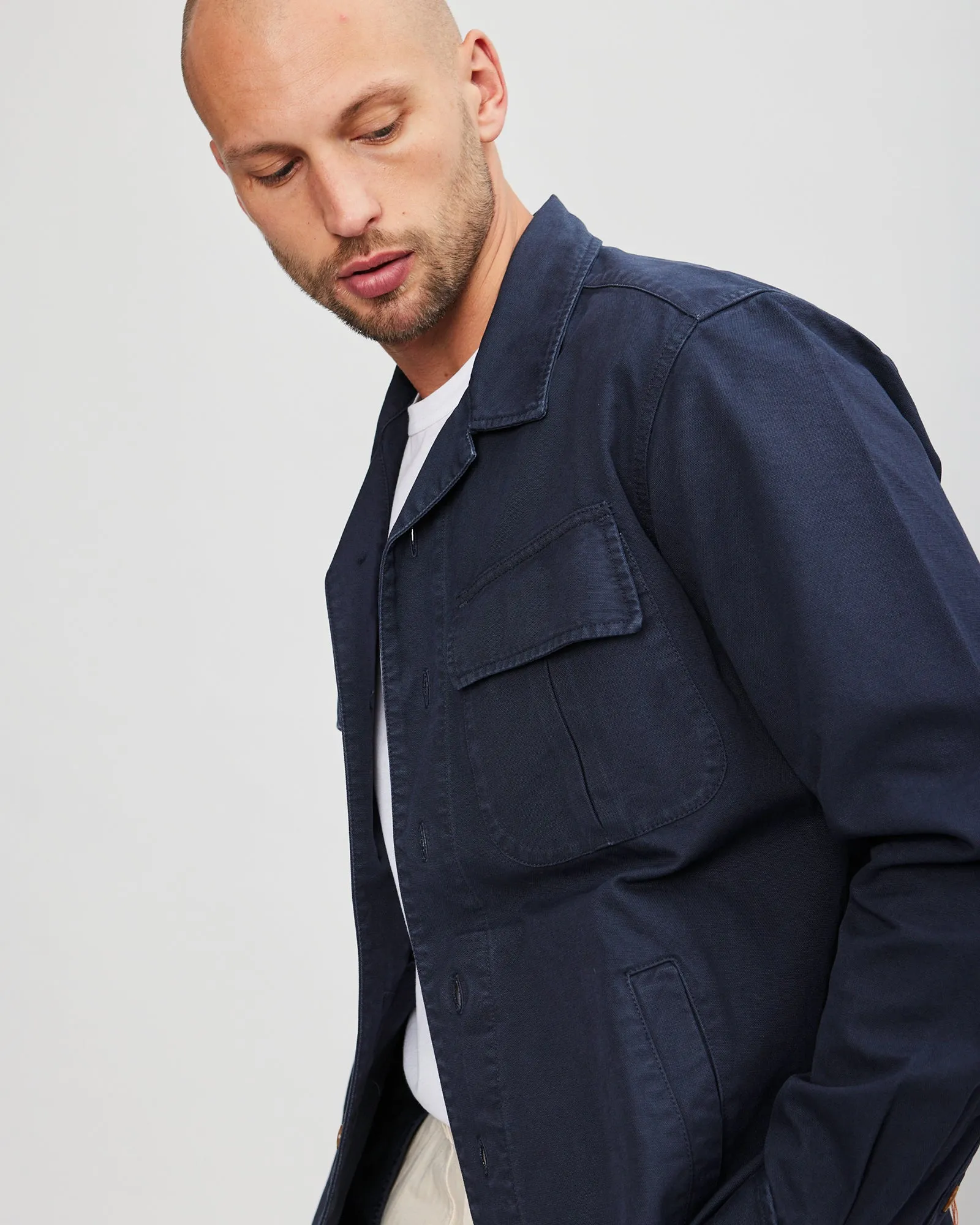 Fortela Mekong Navy Overshirt