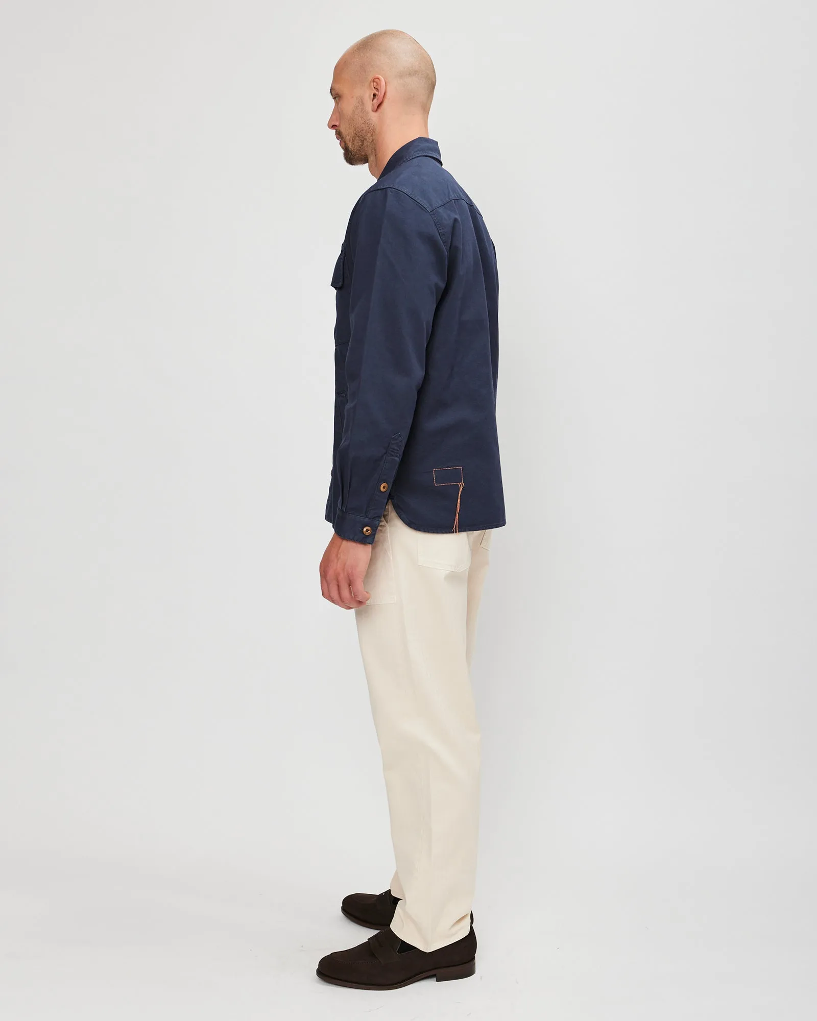 Fortela Mekong Navy Overshirt