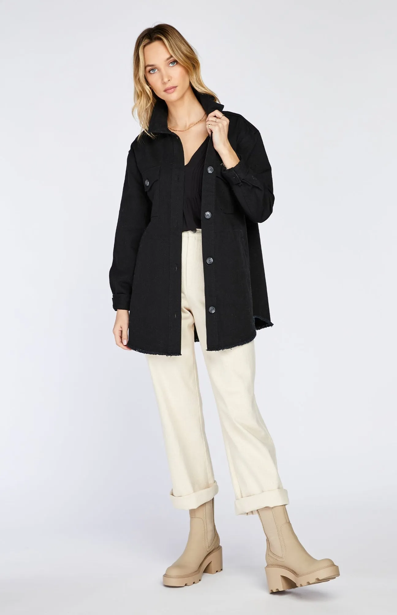 Gentle Fawn Berlin Jacket | Natural, Black   Latte