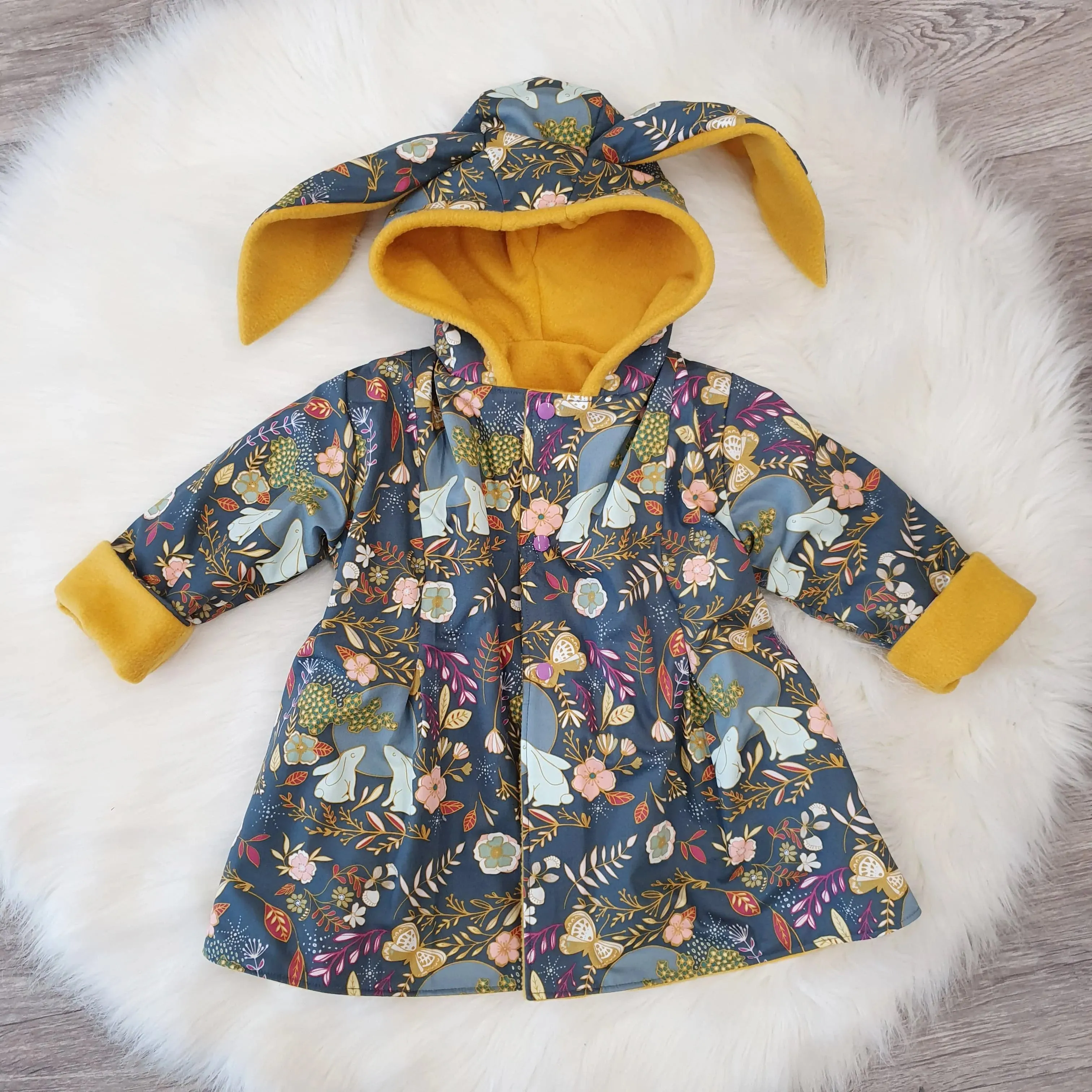 Girls Bunny Coat | Autumn Glow Bonnie Bunny Jacket